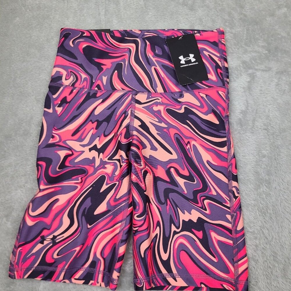 Womens Under Armour Active Compression Shorts size‎ X-Small Abstract colorful